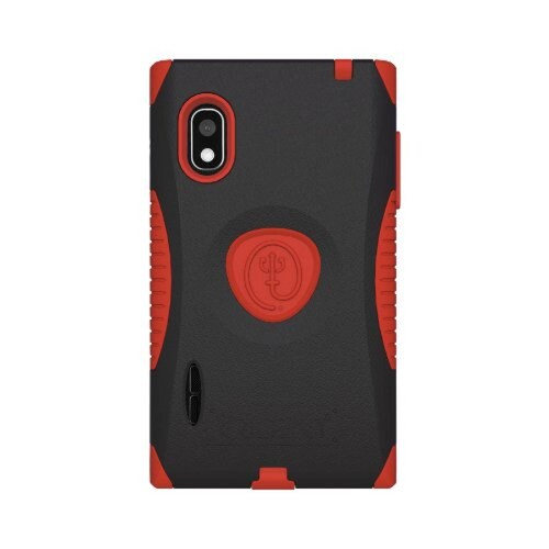 Funda Trident Case AEGIS Series for LG Optimus L5 - Retail Packaging - Red