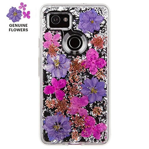 Funda Case-Mate - Carcasa para Google Pixel 2 XL, diseño de pétalos morados