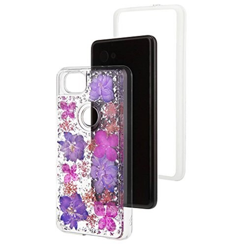 Funda Case-Mate - Carcasa para Google Pixel 2 XL, diseño de pétalos morados