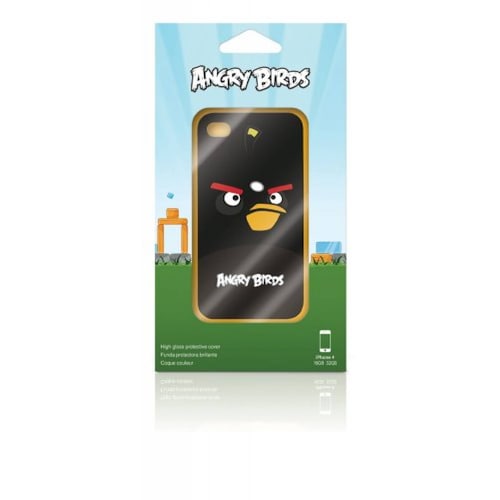 Funda GEAR4, Inc. ICAB404G Angry Birds Case for iPhone 4/4S - 1 Pack, Black