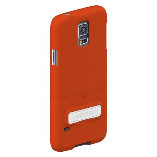 Funda Seidio Surface Case with Metal Kickstand for Samsung Galaxy S5, Orange