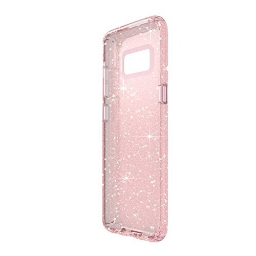 Funda Speck 90262-5978 Funda Presidio para Galaxy S8+, Color Oro Rosa Glitter