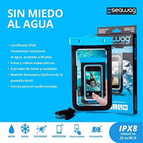 Funda Marine Sports 4894BBL Seawag - Funda Impermeable (80 pies), Color Negro