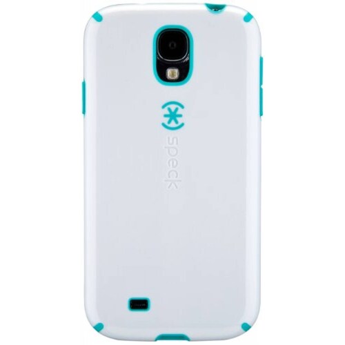 Funda Speck Products CandyShell Samsung Galaxy S4 Case - White/Caribbean Blue
