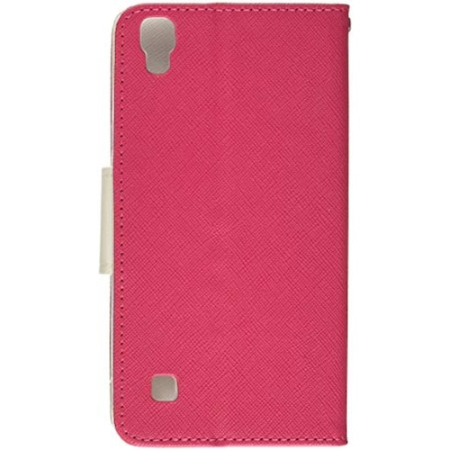 Funda Asmyna Cell Phone Case for LG Tribute HD - Hot Pink Pattern/White Liner