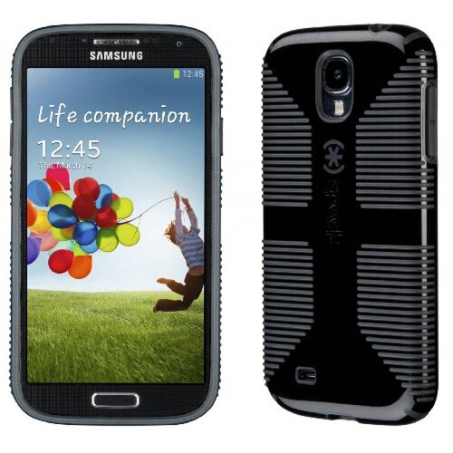 Funda Speck Products CandyShell Grip Samsung Galaxy S4 Case - Black/Slate Grey