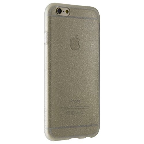 Funda Kamiliant Case for iPhone 6S/6, Protective, Slim Fit, Clear Gold Glitter