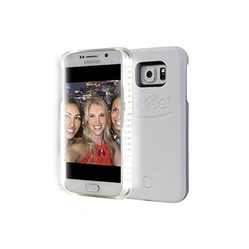 Funda LuMee - Funda para Celular Samsung Galaxy S6 Color Blanco con iluminación