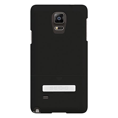 Funda Seidio Surface Case with Metal Kickstand for Samsung Galaxy Note 4, Black