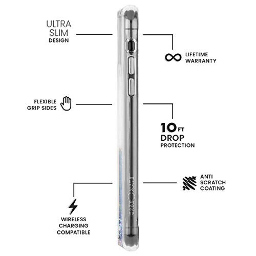 Funda Case-Mate - iPhone 11 Pro Max Glitter Case - WATERFALL - 6.5 - Iridescent