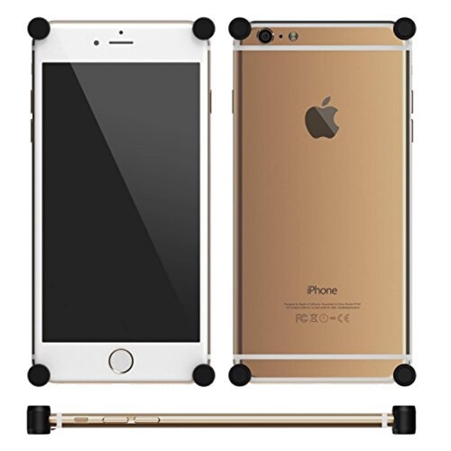 Funda TAMO, MT-BPi6-K, Bumper Phone Case for iPhone 6/6s & 6Plus/6s Plus, Black