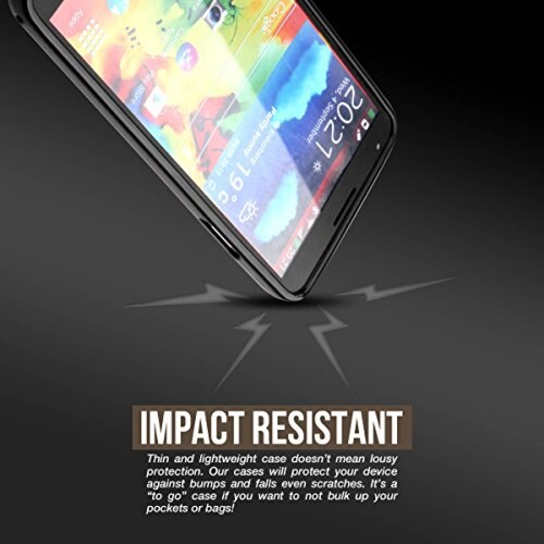 Funda Cruzerlite Caso Bugdroid Circuito TPU para el Samsung Galaxy Note 3, Negro