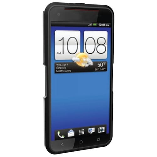 Funda Qmadix Legacy Case for HTC DNA 6435-1 Pack - Retail Packaging - Black/Black