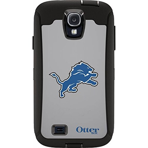 Funda Otterbox Samsung Galaxy S4 NFL Lions (Black with Detroit Lions NFL Graphic)