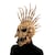 Funda Forum Novelties Men's Sinister Fin Skull Adult Costume Mask, Brown, One Size
