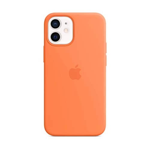 Funda Apple Funda de silicón con MagSafe (para el iPhone 12 Mini) - Naranja  Kumquat