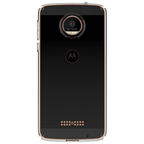 Funda Speck Products CandyShell Clear Case for Moto Z Droid Smartphone, Clear/Clear