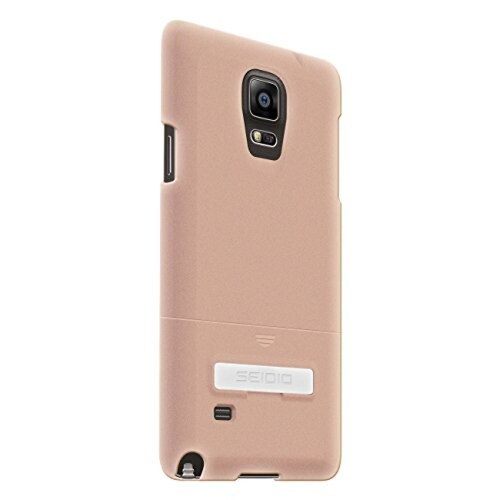 Funda Seidio Surface Case with Metal Kickstand for Samsung Galaxy Note 4, Rose Gold