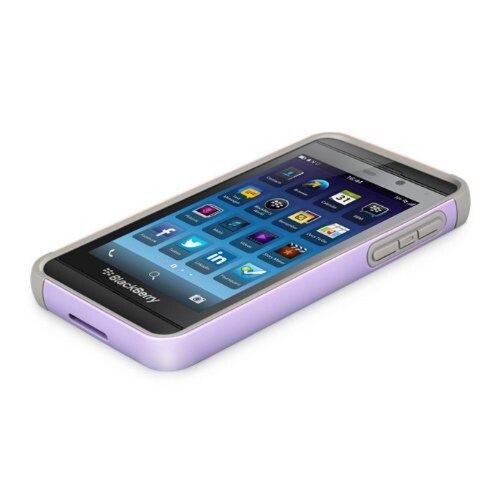 Funda Zenus Walnut Bumper Trio TPU Estuche para Blackberry Z10 - empaque de fábrica
