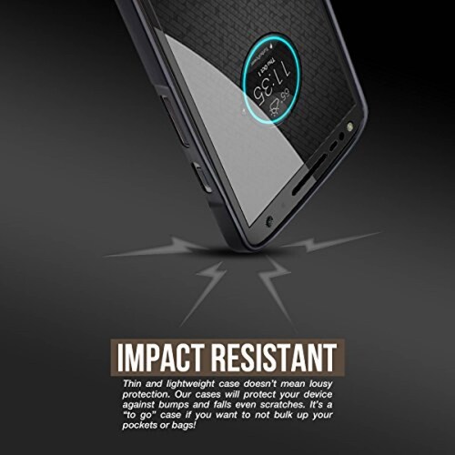 Funda Cruzerlite Bugdroid Circuit TPU Funda para Motorola Moto Maxx, Color Turquesa