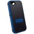 Funda Wireless One Contour Rugged Case for iPhone 5C - Retail Packaging - Black/Blue