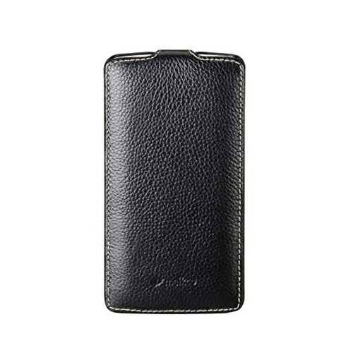 Funda melkco Funda de Piel para LG Optimus G3 - con Tapa (Negro LC) - LGD850LCJT1BKLC
