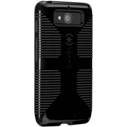 Funda Speck Products Candy Shell Grip Case for Motorola Droid Mini - Black/Slate Grey