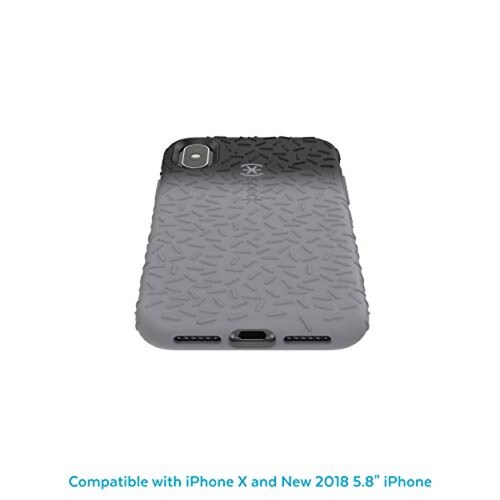 Funda Speck Products CandyShell - Carcasa para iPhone XS/iPhone X, Color Negro y Gris