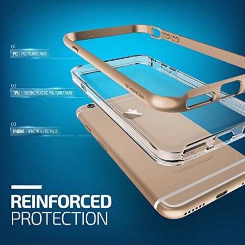 Funda Funda iPhone 6 PLUS y 6s PLUS marca VRS DESIGN (VE r - Dorado