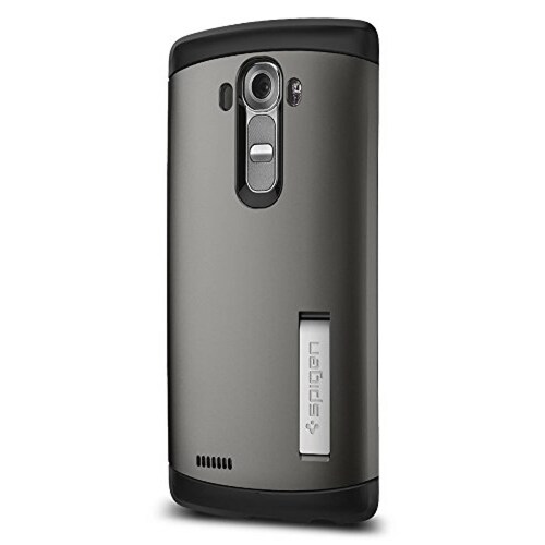Funda Spigen Funda para LG G4, Slim Armor, con Air Cushi s Metálico