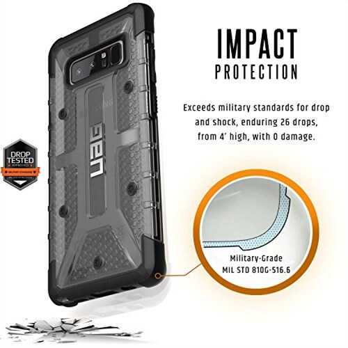 Funda URBAN ARMOR GEAR UAG Samsung Galaxy Note8 teléfono sma - Ash)