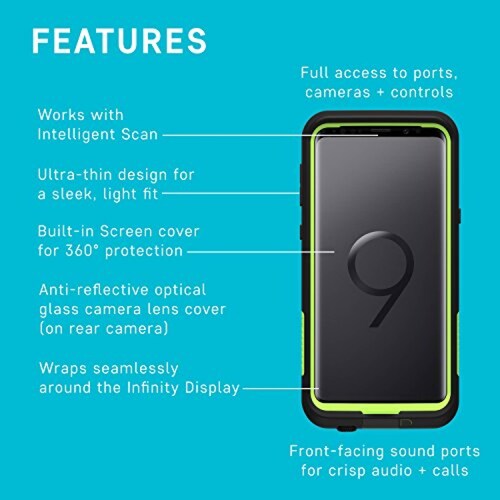 Funda LifeProof FRÉS Series - Carcasa Impermeable para S lack/Lime)