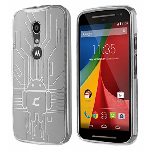 Funda Cruzerlite Caso Bugdroid Circuito Los Bloques de 3 egro/Claro