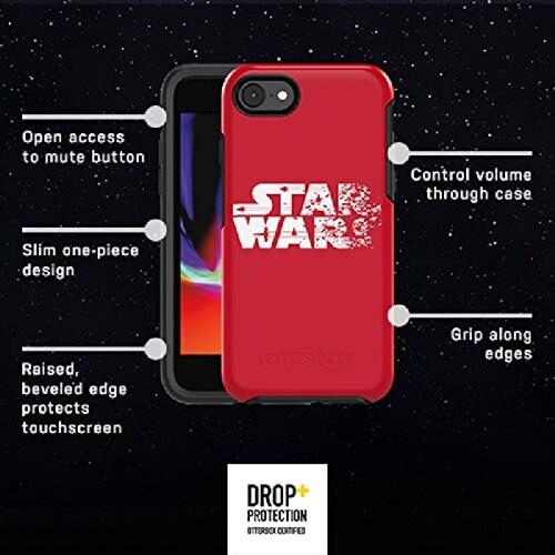 Funda Otterbox Symmetry Series Star Wars Case for iPhone stance Red