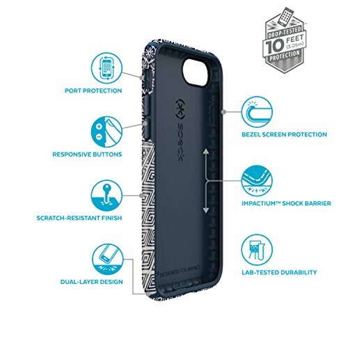 Funda Speck Products Presidio Inked Cell Phone Case for  arine Blue