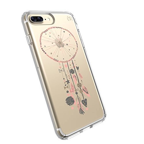 Funda Speck Products Presidio Clear+ Print Cell Phone Ca Gold/Clear