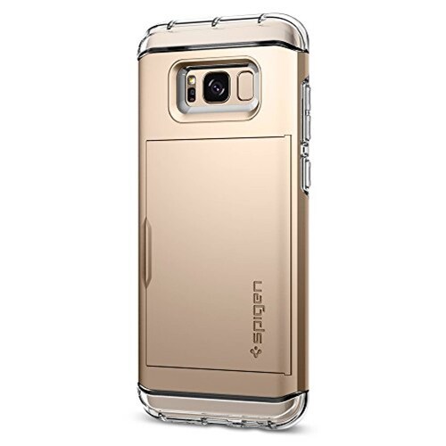 Funda Spigen Funda para Galaxy S8, Crystal Wallet, Walle orado Arce