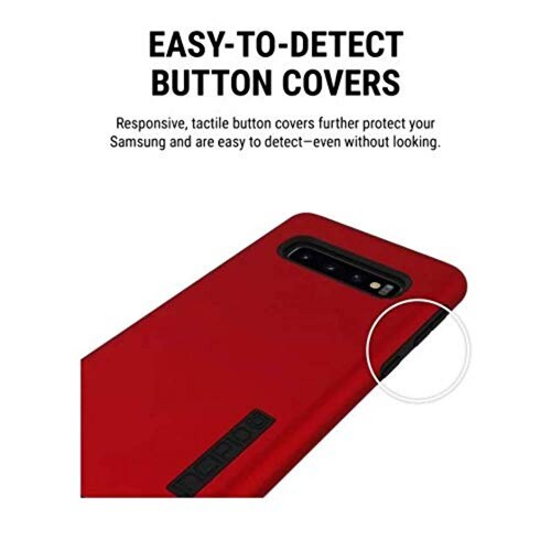 Funda Incipio Samsung Galaxy S10 Plus DualPro - Carcasa  jo y Negro