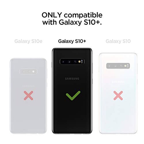 Funda Funda Galaxy S10 Plus, Spigen Neo Hybrid Designed  - Burgundy