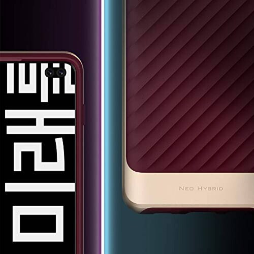 Funda Funda Galaxy S10 Plus, Spigen Neo Hybrid Designed  - Burgundy