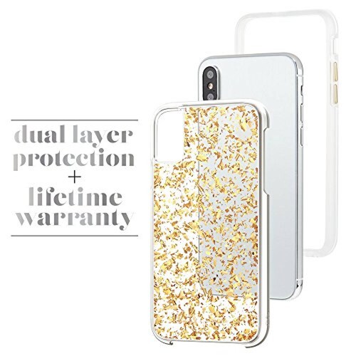 Funda Case-Mate iPhone X Case - KARAT - 24K Gold Element  10 - Gold