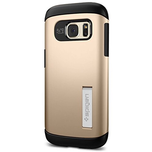 Funda Spigen Funda para Galaxy S7, Slim Armor, con Air C do Champán