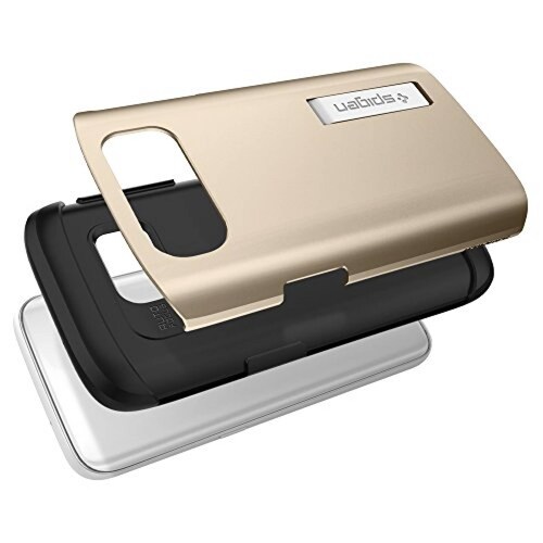 Funda Spigen Funda para Galaxy S7, Slim Armor, con Air C do Champán