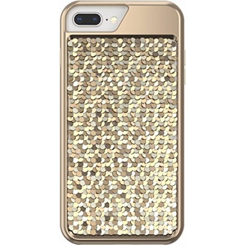 Funda Body Glove Shimmer Reversible Sequins Phone Case f old/Silver
