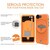 Funda Ztylus iPhone 6s / 6 Lite Series Camera Kit w/ 4-i e (Orange)