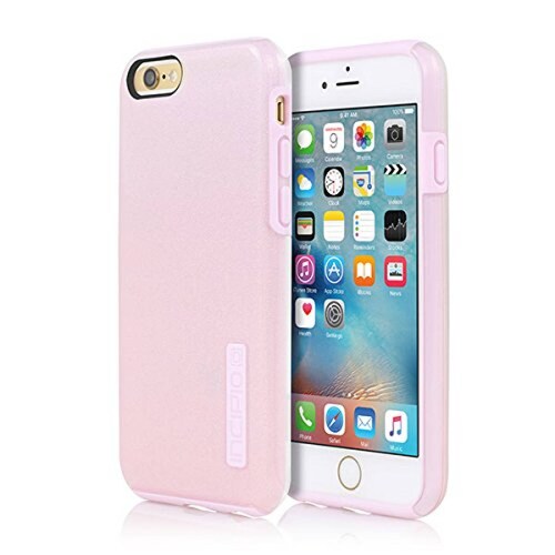 Funda Incipio iPhone 6S Case, DualPro Glitter Case [Shoc 6S - White