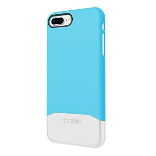 Funda Incipio iPhone 7 Plus Case, Edge Chrome [Shock Abs lue/Silver