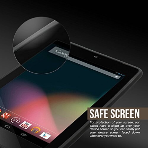 Funda Cruzerlite Funda para Nexus 7 FHD (2013), Androidi olor Negro