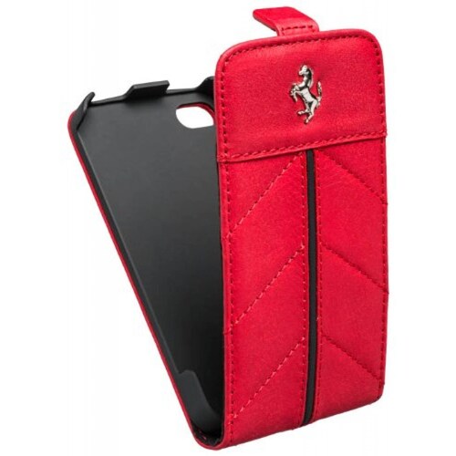 Funda MastersClub Inc. Ferrari FECFFL4R Cuero auténtico  ica - Rojo