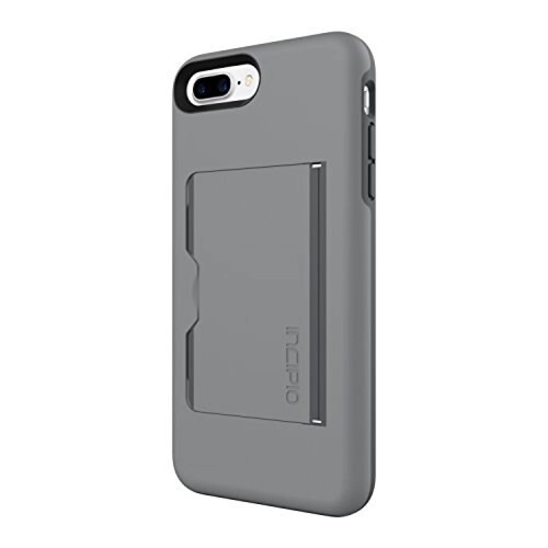 Funda Incipio iPhone 7 Plus Case, Stowaway [Kickstand][C y/Charcoal